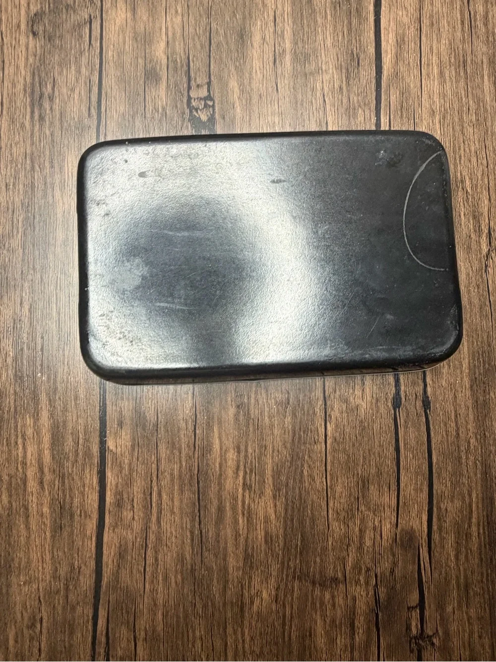Vintage Mid-Century Japanese Floral Serving Tray in Dark Brown with Red Accent